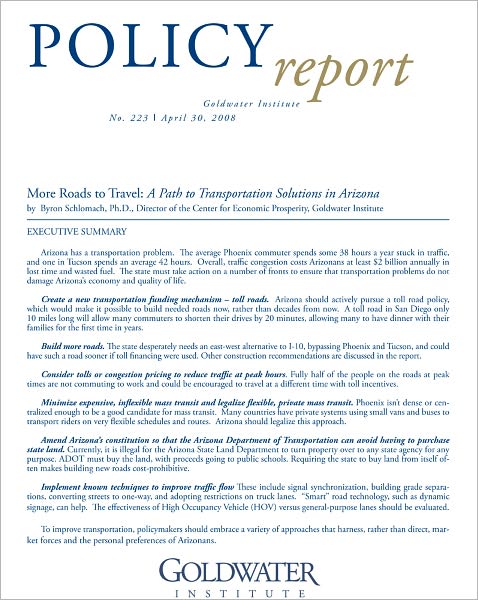 More Roads to Travel: A Path to Transportation Solutions in Arizona