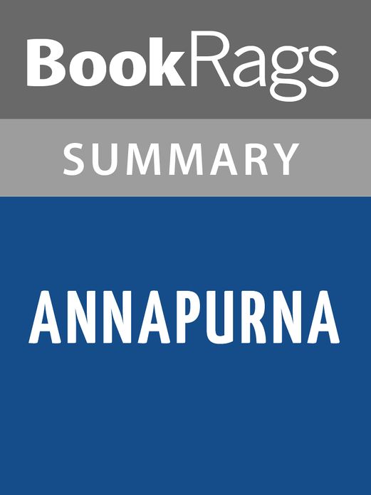 Annapurna by Maurice Herzog l Summary & Study Guide