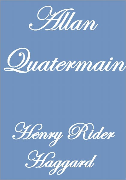 Allan Quatermain