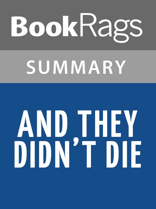 And They Didn't Die by Lauretta Ngcobo l Summary & Study Guide