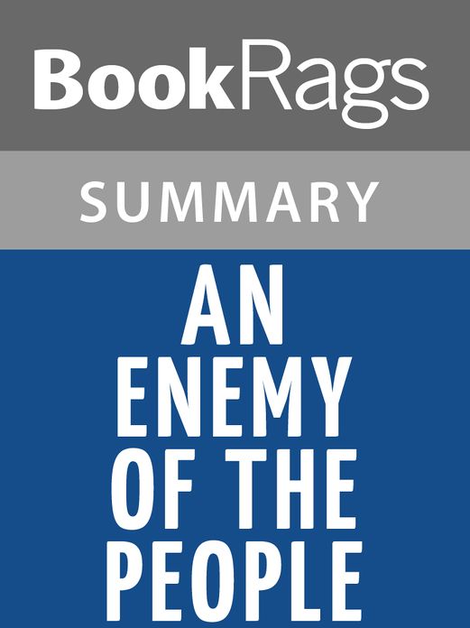 An Enemy of the People by Arthur Miller l Summary & Study Guide