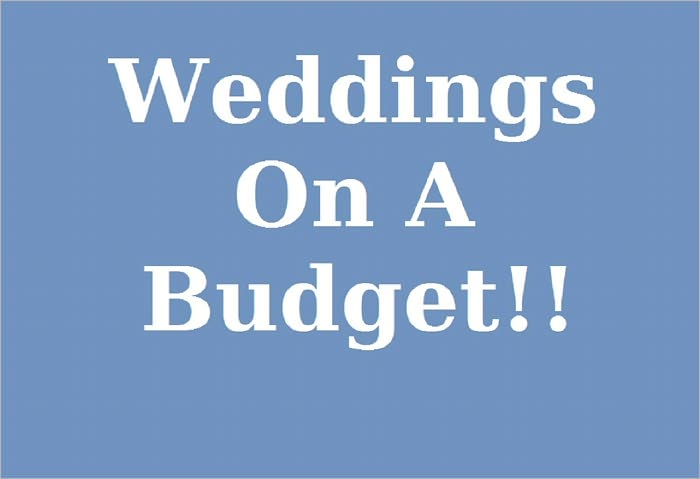 Weddings On A Budget