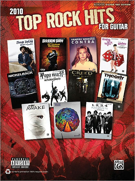 2010 Top Rock Hits for Guitar - Guitar Tab Edition