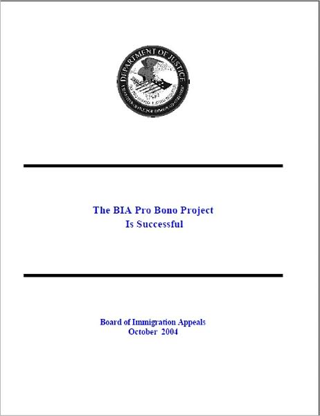 The BIA Pro Bono Project Is Successful