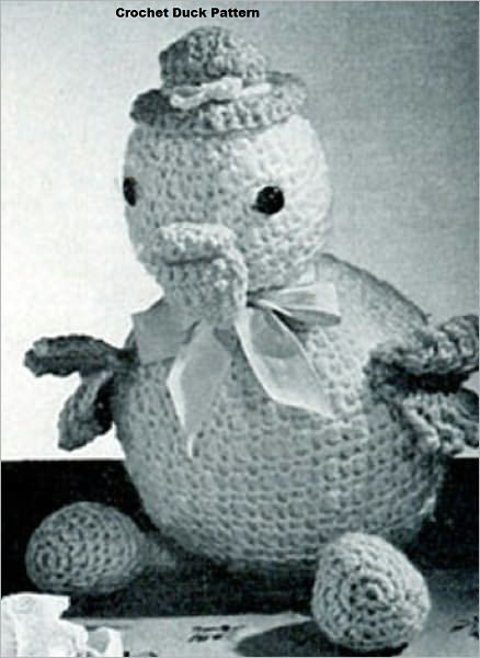 Crochet a Duck Toy Pattern - Vintage Crochet Pattern for a Toy Duck