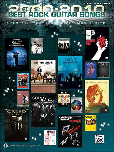 2000-2010 Best Rock Guitar Songs - Easy Guitar Tab Edition
