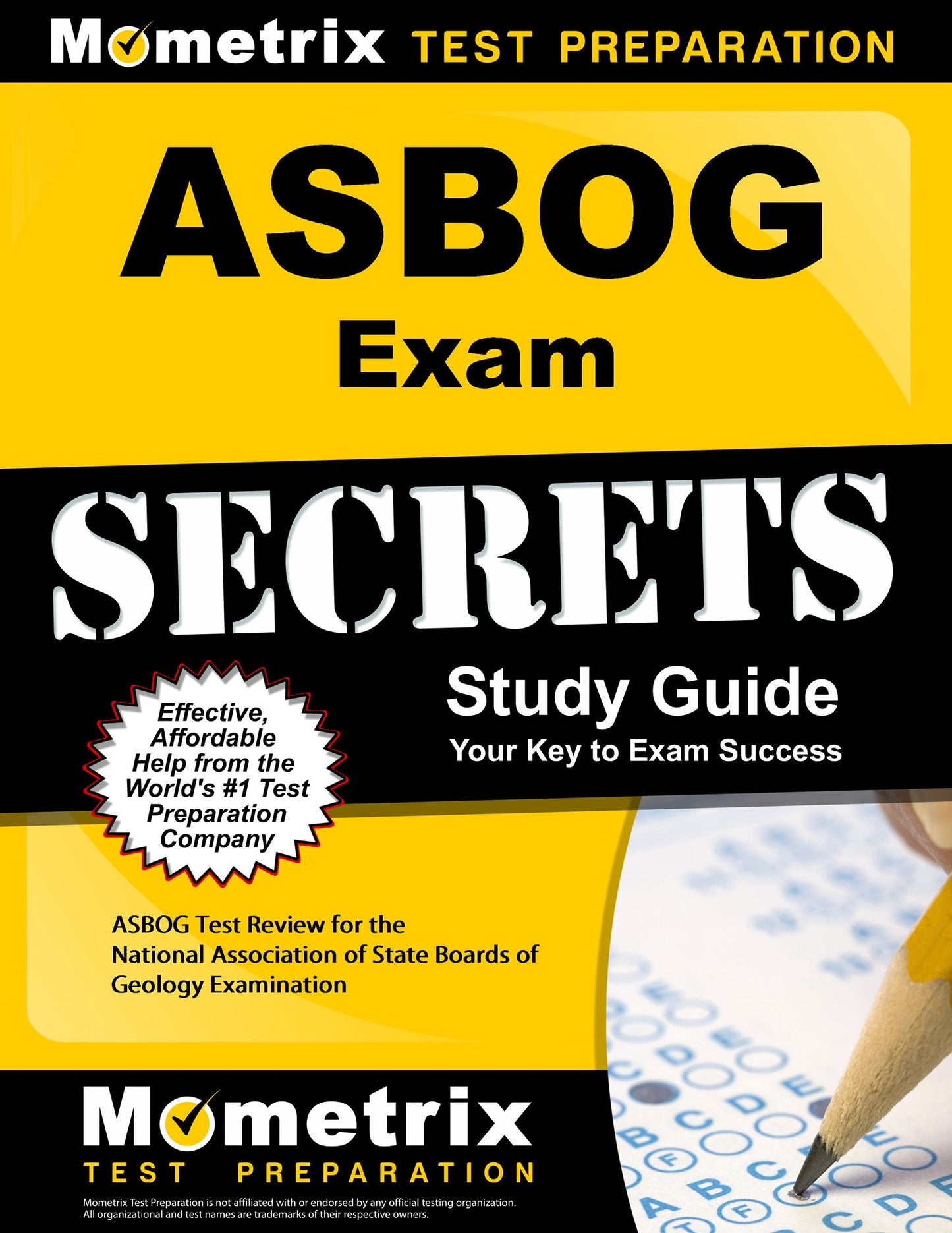 ASBOG Exam Secrets Study Guide: ASBOG Test Review for the National Association of State Boards of Geology Examination