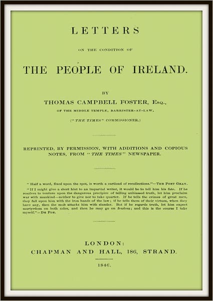 Letters on the Condition of the People of Ireland