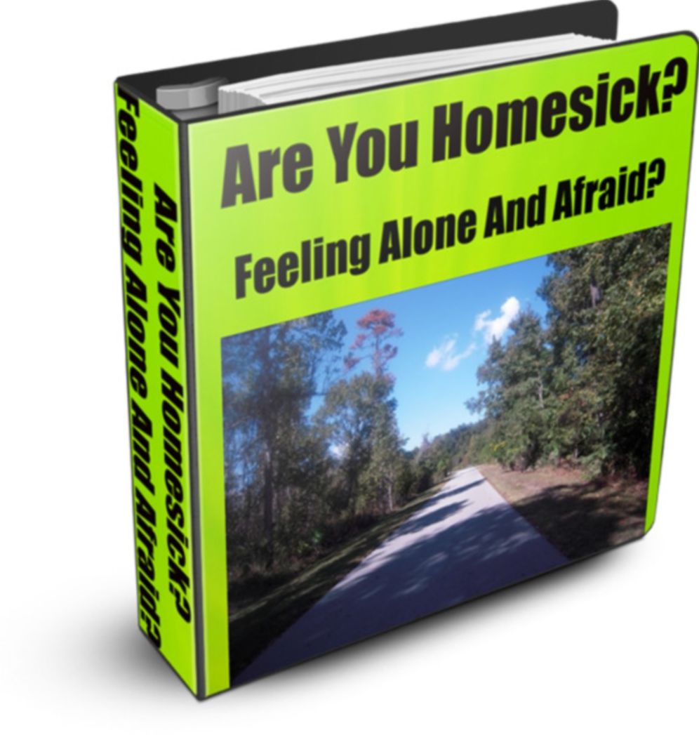 Are You Homesick?-Feeling Alone And Afraid?