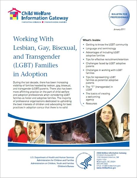 Working With Lesbian, Gay, Bisexual, and Transgender (LGBT) Families in Adoption