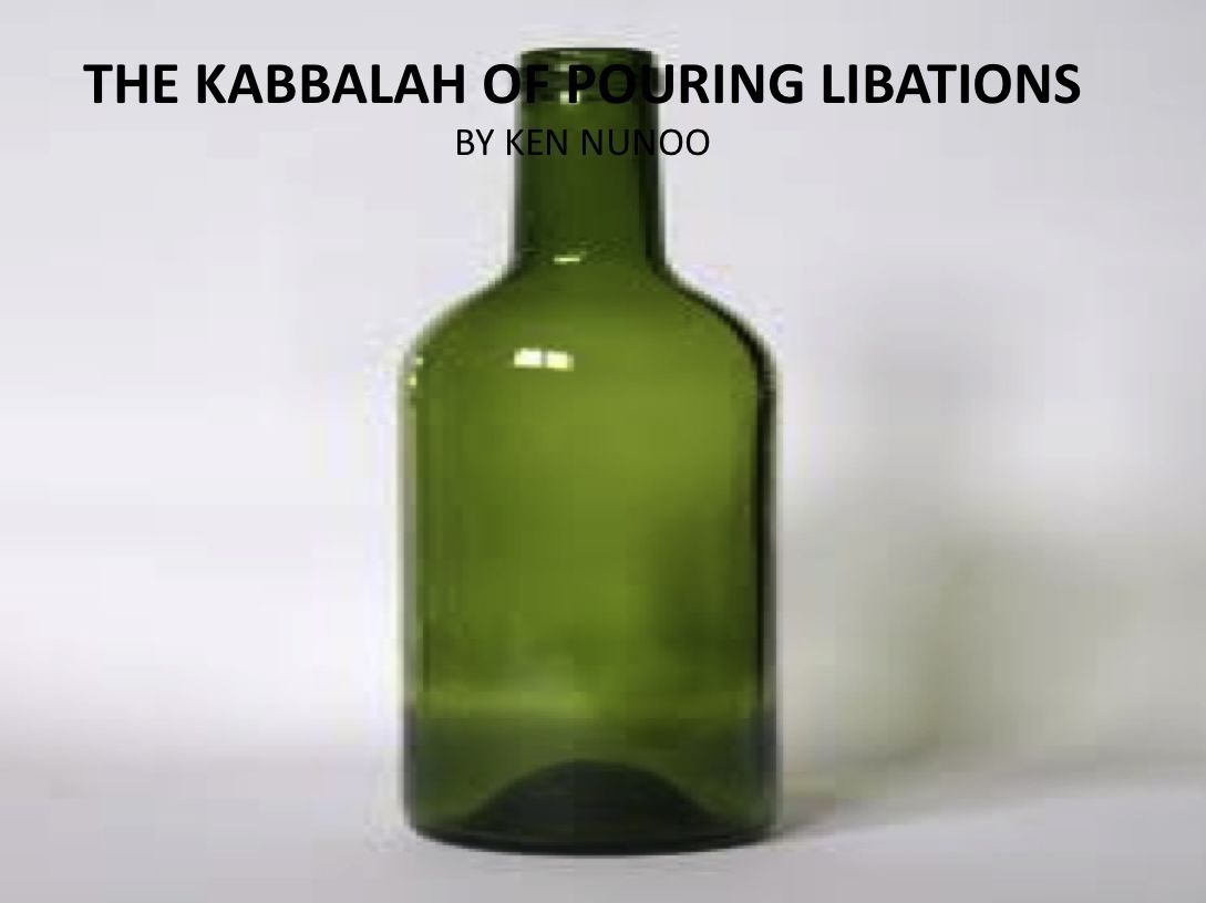 THE KABBALAH OF POURING LIBATIONS