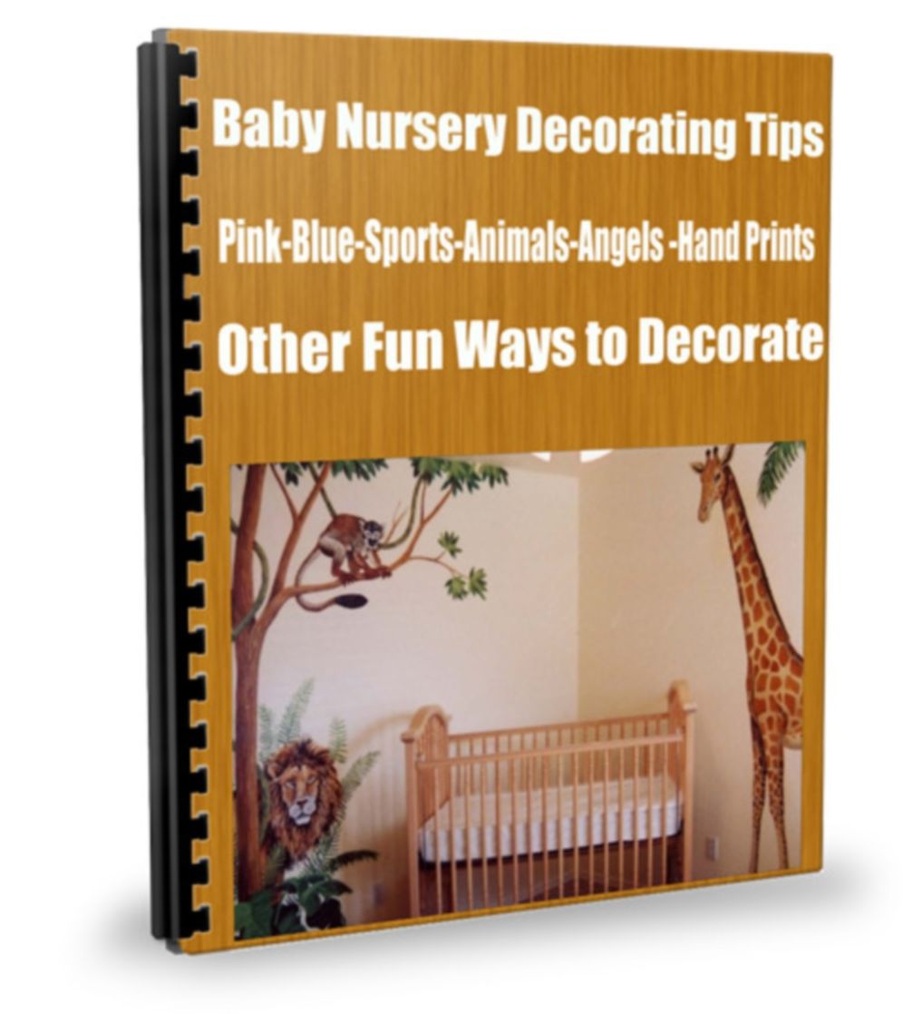 Baby Nursery Decorating Tips Pink-Blue-Sports-Animals-Angels-So Much To Choose From-Hand Prints- Other Fun Ways to Decorate