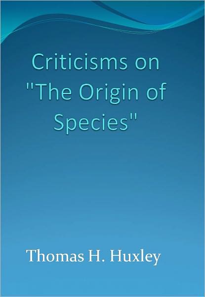Criticisms on "The Origin of Species" w/ Nook Direct Link Technology (Religious Book)