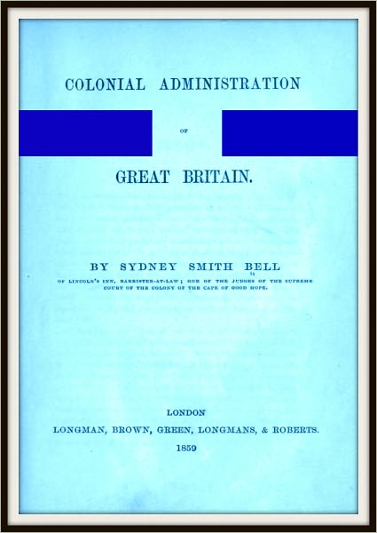 Colonial Administration of Great Britain