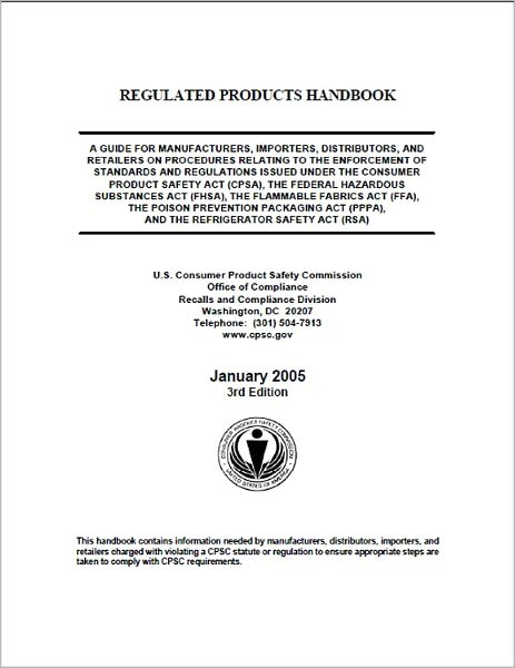 REGULATED PRODUCTS HANDBOOK