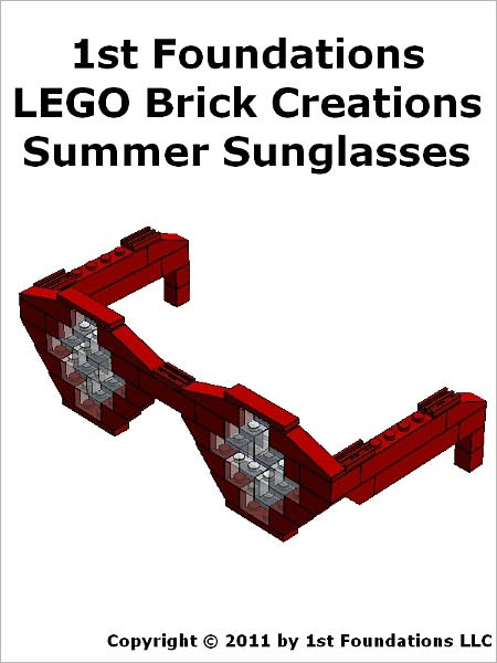 1st Foundations LEGO Brick Creations - Summer Sunglasses