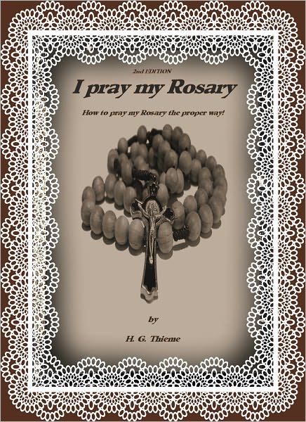 I pray my Rosary