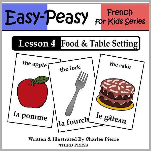 French Lesson 4: Food & Table Setting (Learn French Flash Cards)