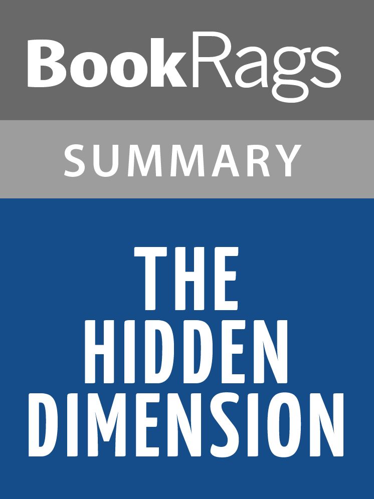 The Hidden Dimension by Edward T. Hall l Summary & Study Guide