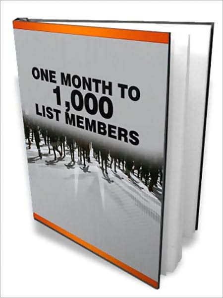 One Month To 1000 List Members