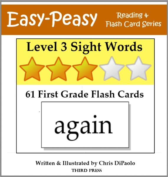 Level 3 Sight Words: 61 First Grade Flash Cards (aka Dolch Words or High Frequency Words)