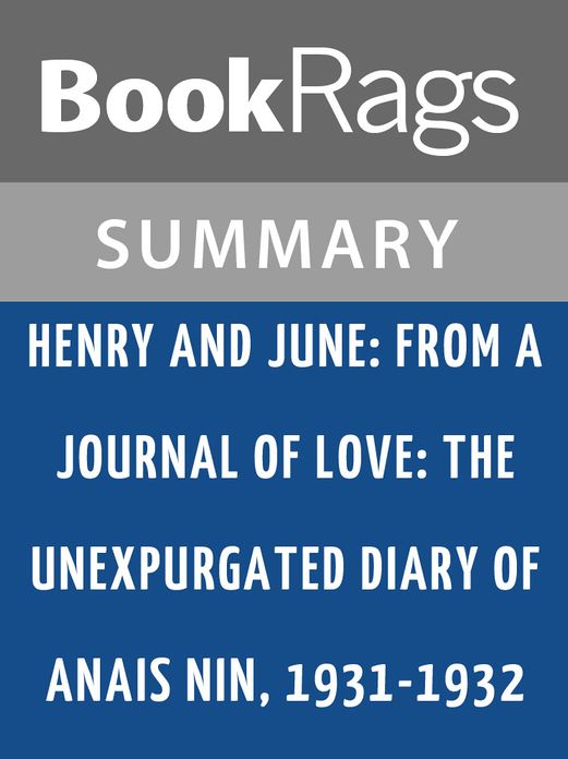Henry and June by Anais Nin l Summary & Study Guide