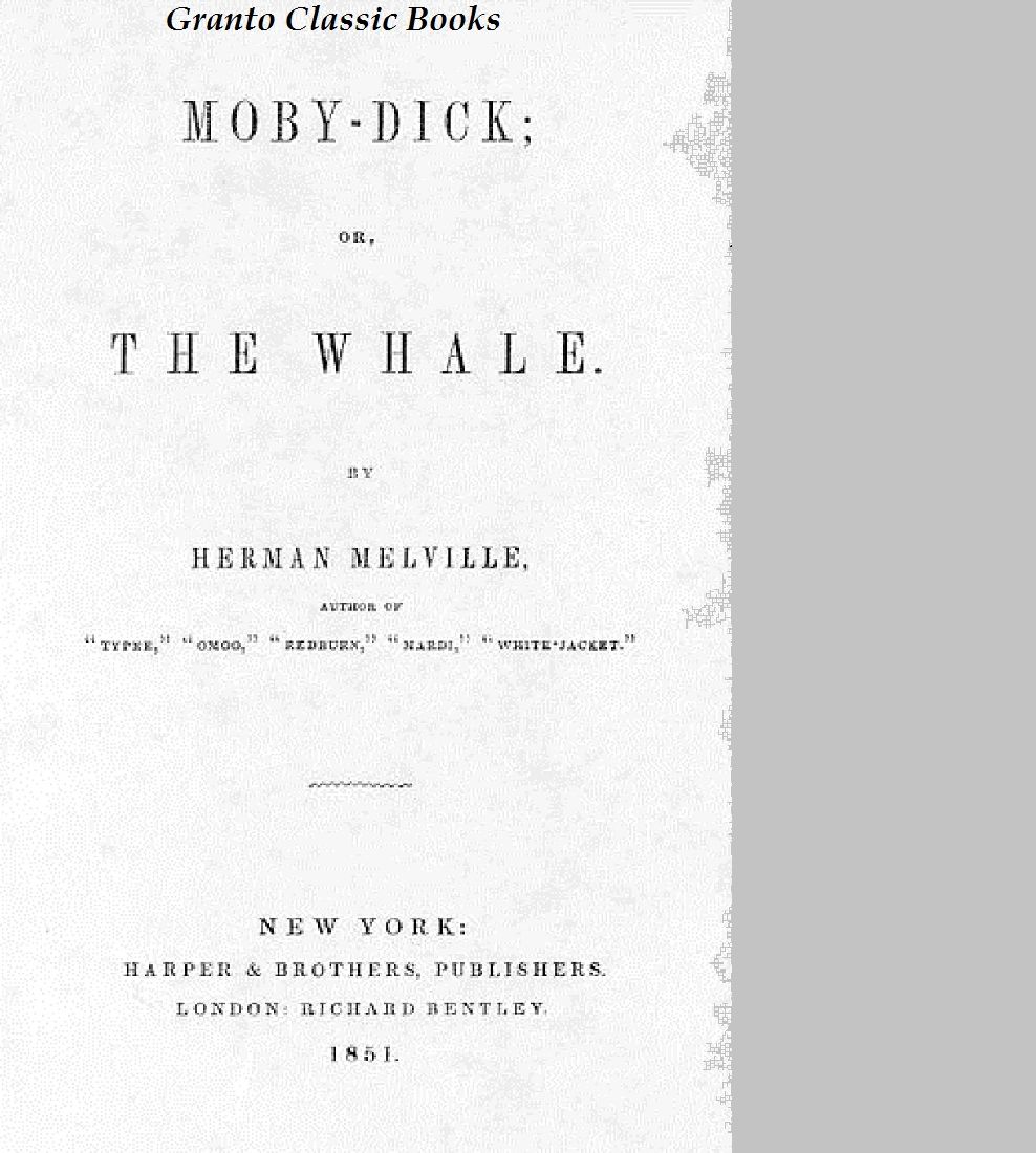 Moby Dick ( Classic Series) with Etymology by Herman Melville