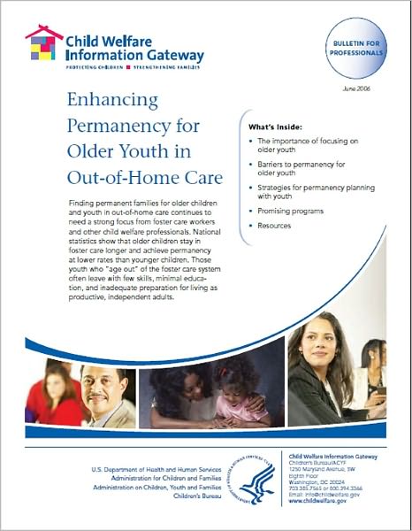 Enhancing Permanency for Older Youth in Out-Of-Home Care
