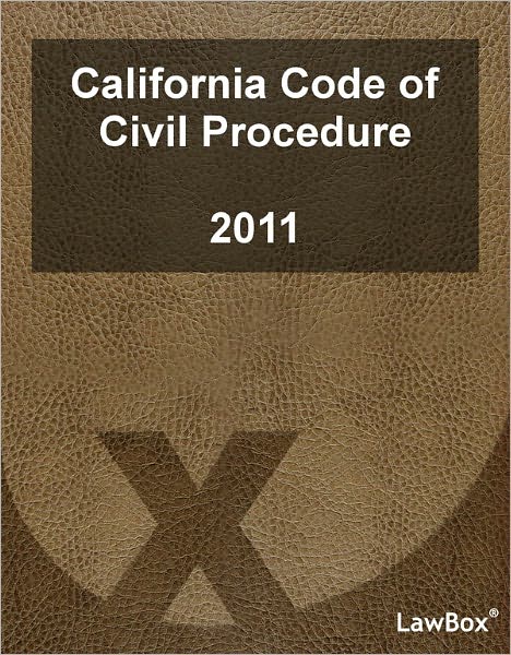 California Code of Civil Procedure 2011