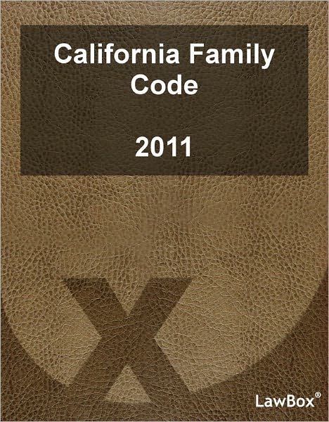 California Family Code 2011