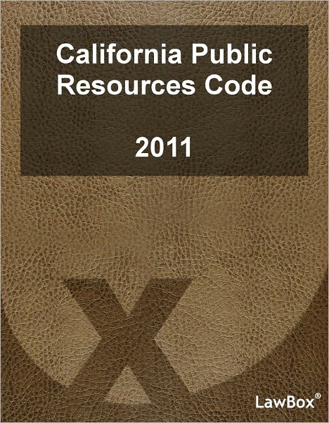 California Public Resources Code 2011