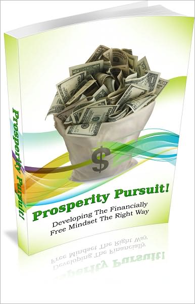 Prosperity Persuit: Developing The Financially Fee Mindset The Right Way!