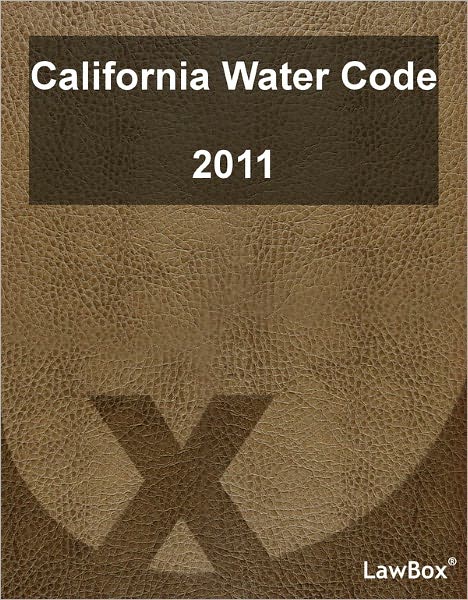 California Water Code 2011