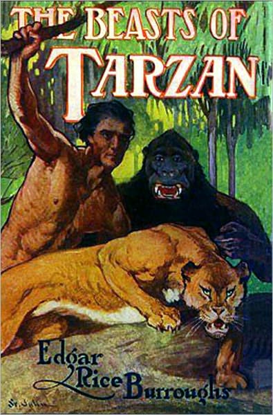 Tarzan Series: THE BEASTS OF TARZAN by Edgar Rice Burroughs (Tarzan Classic Books Collection - Book #3 with Original Cover) - Original Book Edition