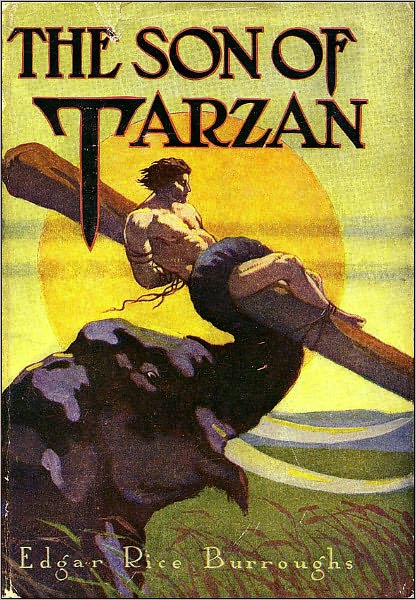 Tarzan Series: The Son of Tarzan by Edgar Rice Burroughs (Tarzan Classic Books Collection - Book #4 with Original Cover)