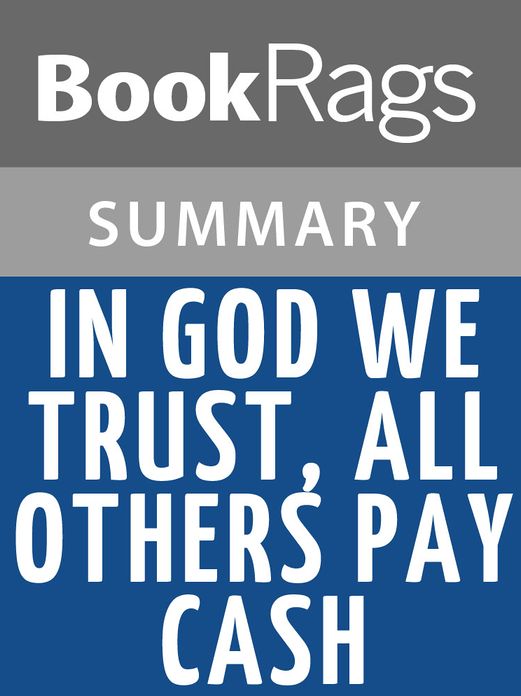 In God We Trust, All Others Pay Cash by Jean Shepherd l Summary & Study Guide