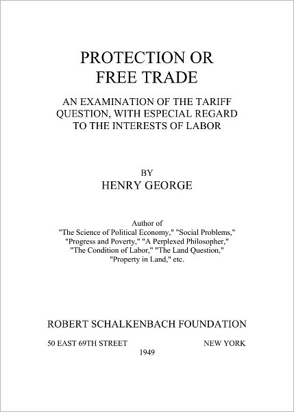 Protection or Free Trade?