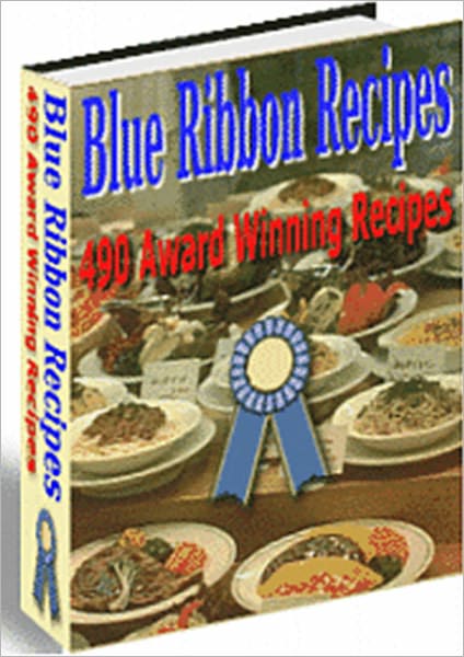 Blue Ribbon Recipes: 490 Award Winning Recipes is the very best of recipes from state fairs around the country. From cakes and cookies and breads to jellies and main dishes this one cookbook has it all. It includes recipes from the past to the present.
