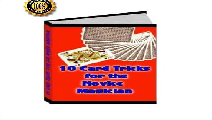 10 Card Tricks for the Novice Magician - This is an awesome collection of card tricks for the novice magician. The tricks are easy but astounding!