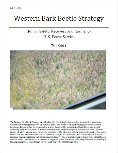 Western Bark Beetle Strategy