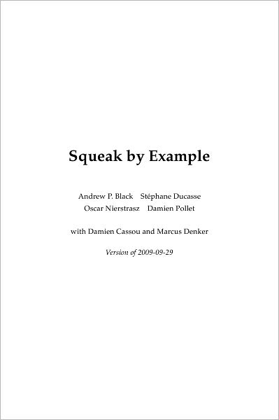 Squeak By Example