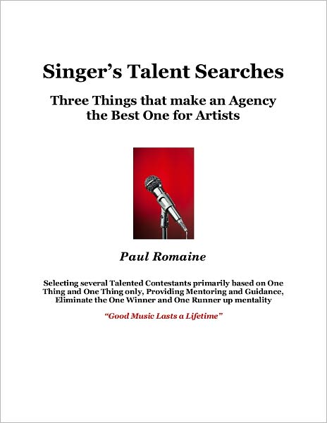 Singer's Talent Searches: Three Things that make an Agency the Best One for Artists