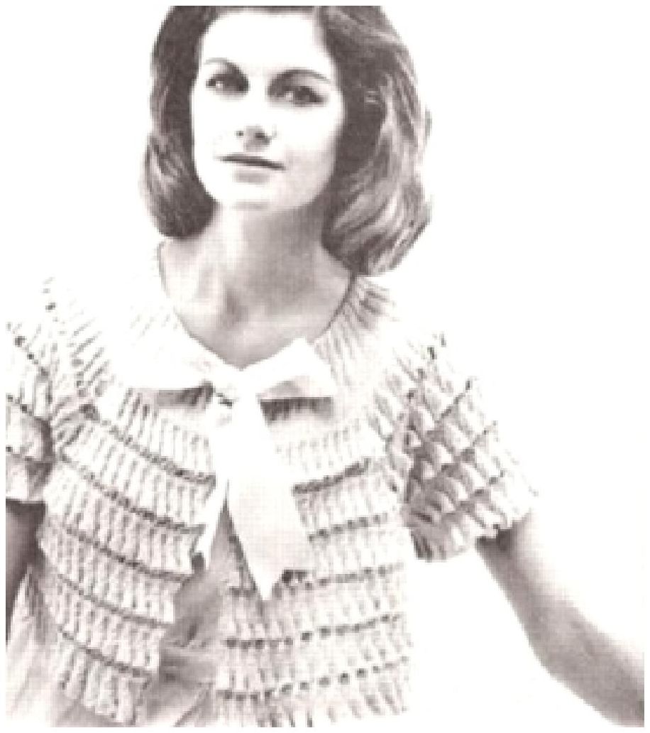PATTERN #0100 BELL-STITCH BEDJACKET VINTAGE KNITTING