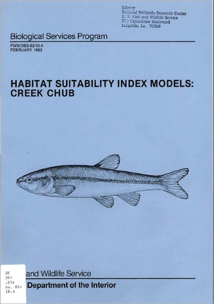 Habitat Suitability Index Models: Creek Chub