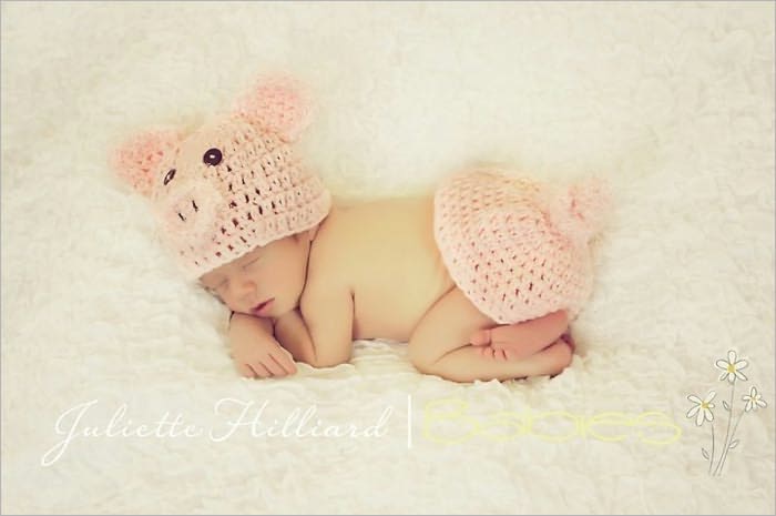 piggy hat and rump cover