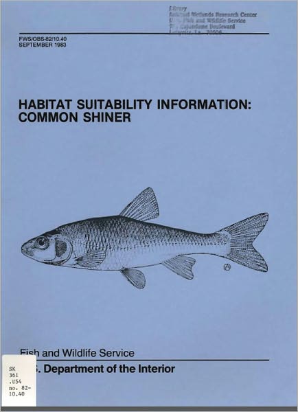 Habitat Suitability Information: Common Shiner