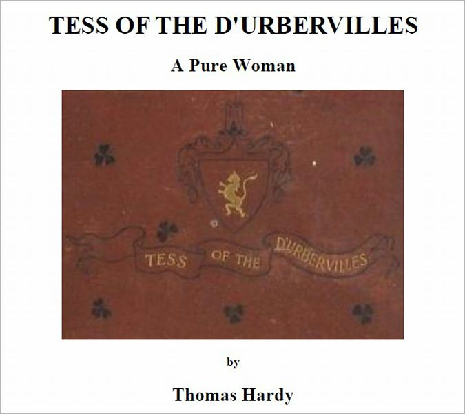 Tess of the D'Urbervilles [Illustrated]