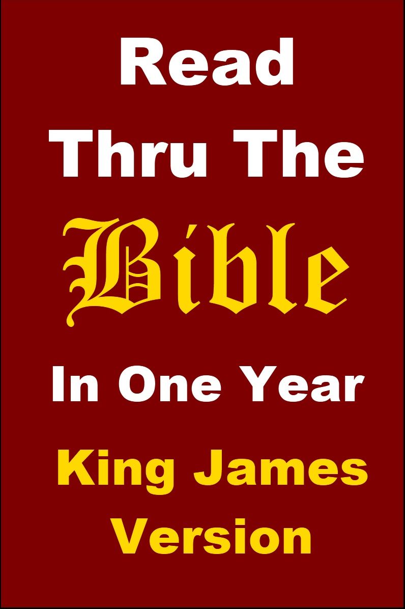 Read Through The Bible In One Year King James Version