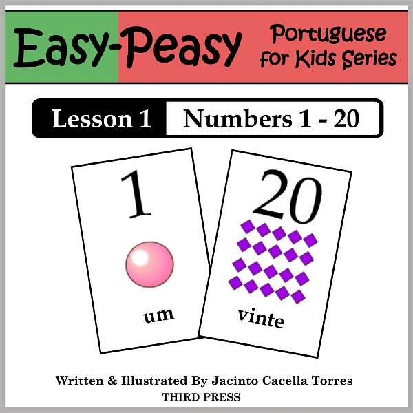 Portuguese Lesson 1: Numbers 1 to 20 (Learn Portuguese Flash Cards)