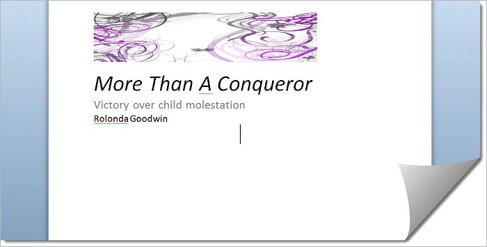 More Than A Conqueror